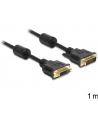 Delock kabel/przedłużacz DVI 24+1 (M) -> DVI 24+1 (F), 1m - nr 1