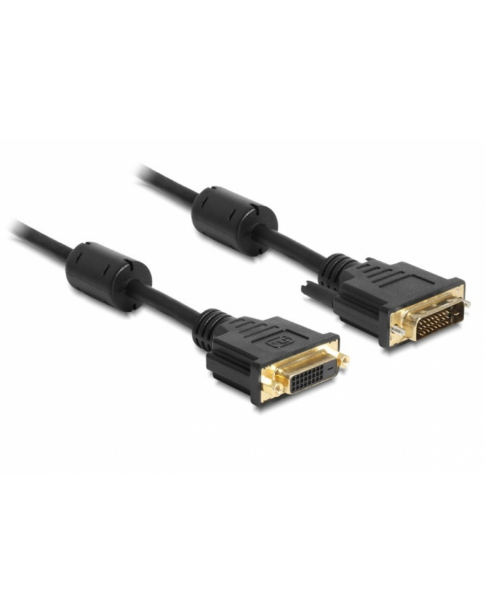 Delock kabel/przedłużacz DVI 24+1 (M) -> DVI 24+1 (F), 3m główny