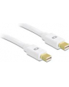 Delock kabel mini Displayport (M) - mini Displayport (M) 0.5m, white - nr 19