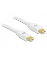 Delock kabel mini Displayport (M) - mini Displayport (M) 0.5m, white - nr 1