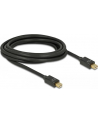 Delock kabel mini Displayport (M) - mini Displayport (M) 3m, black - nr 19