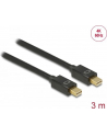 Delock kabel mini Displayport (M) - mini Displayport (M) 3m, black - nr 20