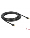 Delock kabel mini Displayport (M) - mini Displayport (M) 5m, black - nr 9
