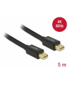 Delock kabel mini Displayport (M) - mini Displayport (M) 5m, black - nr 12
