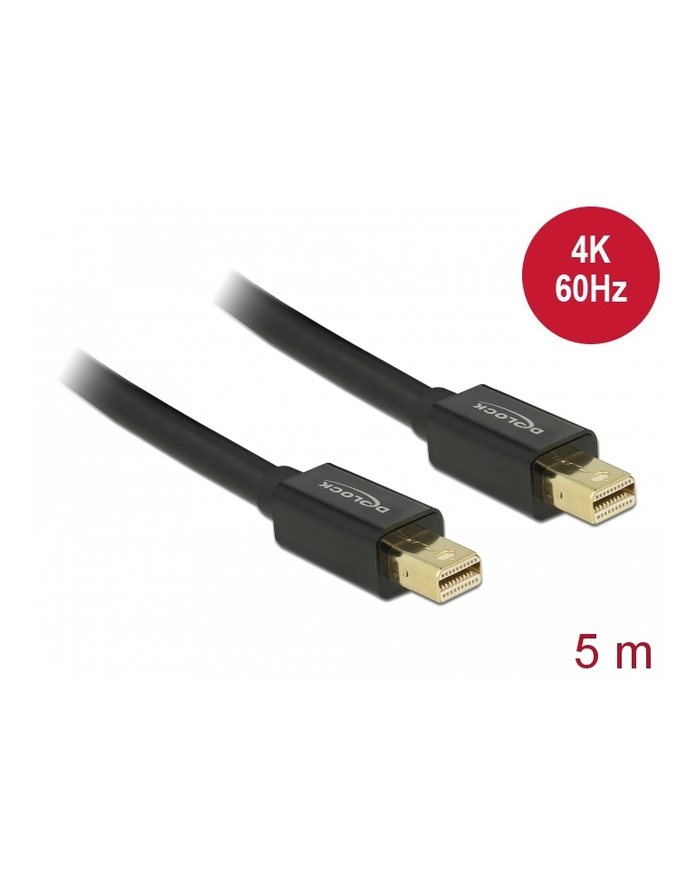 Delock kabel mini Displayport (M) - mini Displayport (M) 5m, black główny