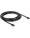 Delock kabel mini Displayport (M) - mini Displayport (M) 5m, black - nr 18