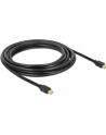 Delock kabel mini Displayport (M) - mini Displayport (M) 5m, black - nr 21