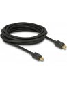 Delock kabel mini Displayport (M) - mini Displayport (M) 5m, black - nr 24