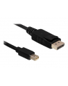 Delock kabel mini Displayport (M) - Displayport (M) 5m, black - nr 20