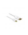 Delock kabel mini Displayport (M) - Displayport (M), 5m, white - nr 6