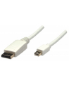 Manhattan Kabel monitorowy Mini DisplayPort/DisplayPort, M/M, biały, 2m, blister - nr 3