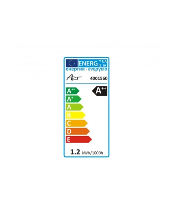 ART Żarówka LED, GU10, 1,2W, AC230V, 100lm, WW