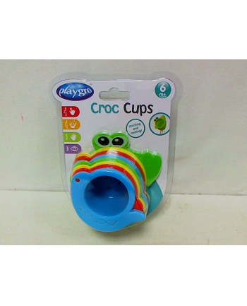 PLAYGRO Aktywne kubeczki, krokodyl