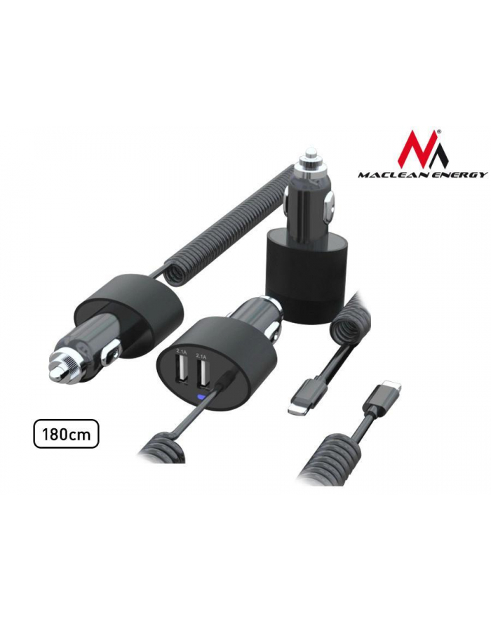 Ładowarka samochodowa 1,8m lightning MCE76 główny