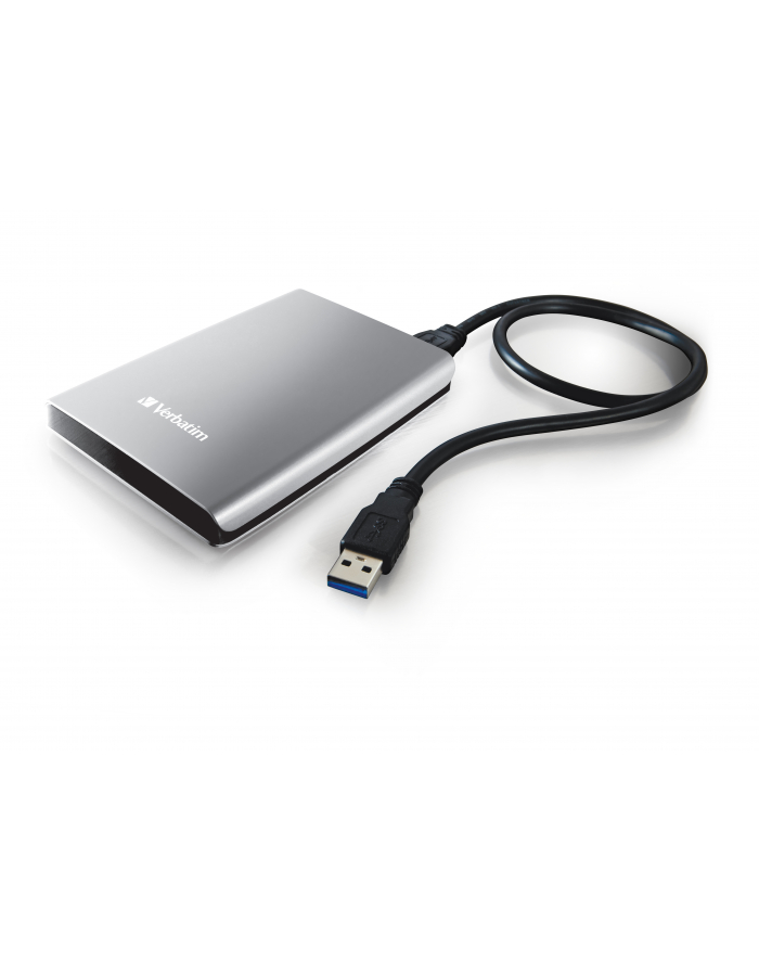 Dysk Verbatim Store 'n' Go USB 3.0 Portable 2,5'' 2 TB, Zewnętrzny srebrny główny