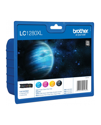 Brother Ink LC-1280XL Value Pack, B/C/M/Y, Blister