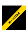 Brother Tapes MK621 9mm yellow/black, P-t 55,60,65,75 nich laminiert - nr 30