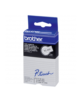 Brother Labels TC201 black/white, P-touch PT-15/PT20/PT-6