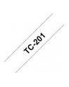 Brother Labels TC201 black/white, P-touch PT-15/PT20/PT-6 - nr 43