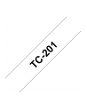 Brother Labels TC201 black/white, P-touch PT-15/PT20/PT-6 - nr 45