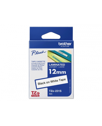 Brother Tapes TZE231S 12mm wh/black, 4m,P-t 200,210E,1290,1290DT nr 2