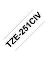 Brother Tapes TZe251CIV 24mm wh/bla, 8m,P-t 350,540,2400, 7500VP - nr 11