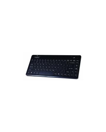 Keyboard USB Perixx PERIBOARD-505H+ US, Black,mini,2xUSBHub,Trackball, US Layout