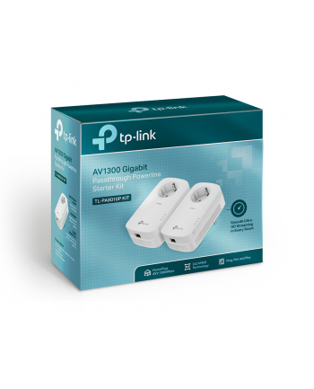 Powerline 1200mb TP-Link TL-PA8010P Kit, AC pass trough, GB Ethernet