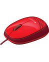 Logitech Retail Mysz Logitech M105 OPT red - nr 16