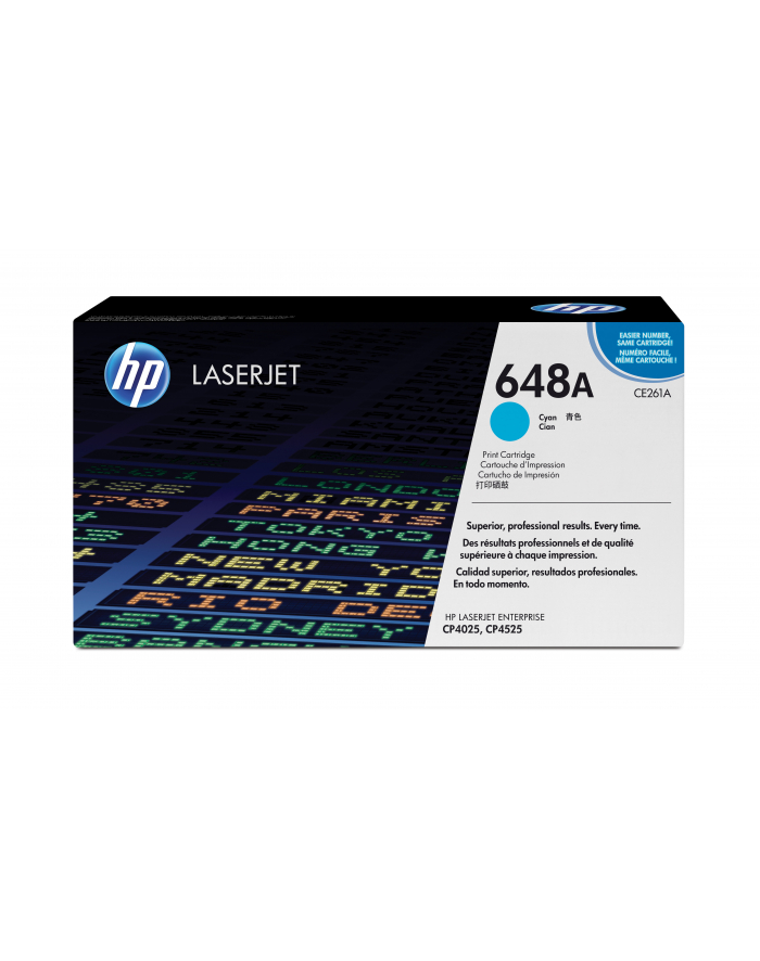 Hewlett-Packard HP Toner Niebieski HP648A=CE261A  11000 str. główny
