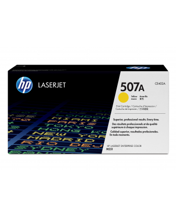 Hewlett-Packard HP Toner Żółty HP507A=CE402A  6000 str.