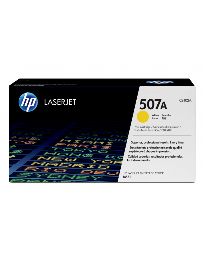 Hewlett-Packard HP Toner Żółty HP507A=CE402A  6000 str. główny