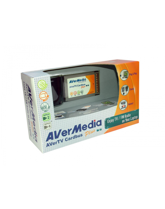TUNER AVERMEDIA TV E-501 CARDBUS PLUS PCMCIA główny