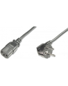 Kabel zasilający Schuko kątowy/IEC C13 M/Ż 0,75m ASSMANN - nr 11