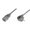 Kabel zasilający Schuko kątowy/IEC C13 M/Ż 0,75m ASSMANN - nr 18