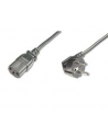 Kabel zasilający Schuko kątowy/IEC C13 M/Ż 0,75m ASSMANN - nr 19