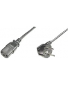 Kabel zasilający Schuko kątowy/IEC C13 M/Ż 0,75m ASSMANN - nr 23