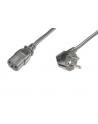 Kabel zasilający Schuko kątowy/IEC C13 M/Ż 0,75m ASSMANN - nr 2