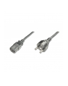 Kabel zasilający Schuko prosty/IEC C13 M/Ż 1,2m ASSMANN - nr 1