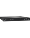 POWER WALKER UPS ON-LINE 1000VA 3 X IEC  USB/RS-232  RACK 19 /1U LCD - nr 25