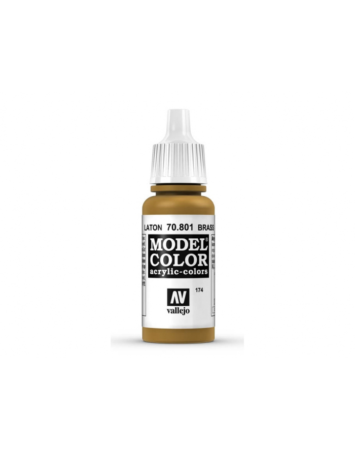 VALLEJO Farba Nr174 Brass Mettalic 17ml główny