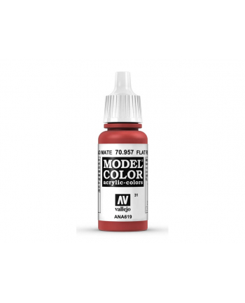 VALLEJO Farba Nr31 Flat Red Matt 17ml