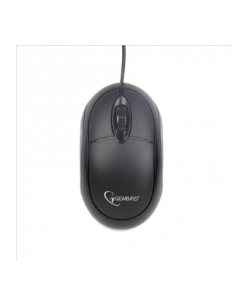 Gembird mysz optyczna USB, 1000 DPI, czarna MUS-U-01