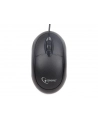 Gembird mysz optyczna USB, 1000 DPI, czarna MUS-U-01 - nr 2