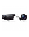 Sony FDR-AX100 Black / 4K/  Exmor R™ CMOS/ Carl Zeiss lens/ 12x optical zoom/ SteadyShot Active Mode/ 3.5'' Clear photo LCD/ 20MP photo/ Face Detection/ HDMI output (micro)/ Media: Memory Stick PRO Duo,Memory Stick PRO Duo, SD/SDHC/SDXC (Class 4 - nr 12
