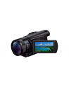 Sony FDR-AX100 Black / 4K/  Exmor R™ CMOS/ Carl Zeiss lens/ 12x optical zoom/ SteadyShot Active Mode/ 3.5'' Clear photo LCD/ 20MP photo/ Face Detection/ HDMI output (micro)/ Media: Memory Stick PRO Duo,Memory Stick PRO Duo, SD/SDHC/SDXC (Class 4 - nr 4