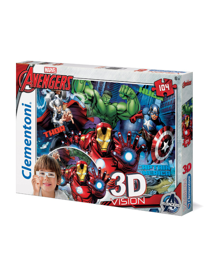 CLEMENTONI 104 EL. 3D Avengers główny