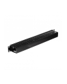 Netrack organizator kabli 19''/1U, czarny z pokrywą - nr 1