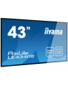 Monitor IIYAMA 43'' LE4340S-B1 AMVA DVI/HDMI/USB Player/2x10W - nr 23