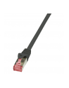 LOGILINK Patchcord Cat.6 S/FTP PIMF PrimeLine 0,5m, czarny - nr 11